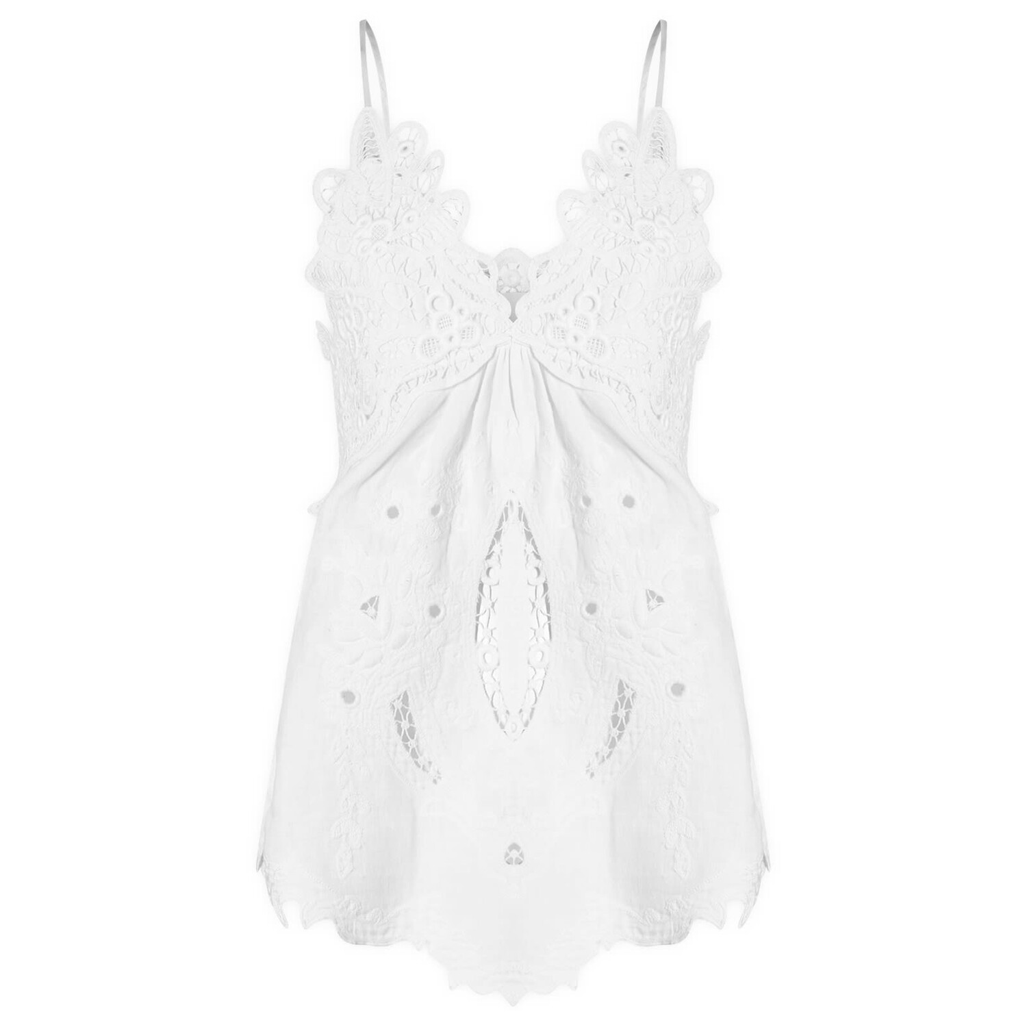 

Топ Isabel Marant Victoria Embroiderd Vest Top, белый