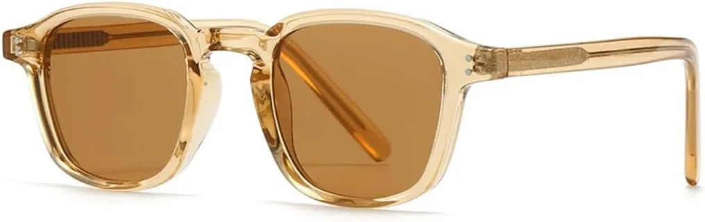 

Популярные солнцезащитные очки для женщин и мужчин, роскошные, в стиле ретро, ​​с заклепками, в тренде, с защитой от УФ-излучения UV400 UATXTAU, Light Tea Tea