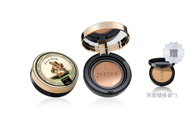 

Флорал эйнджел купид эйр кашн для маскировки и осветления тона кожи 13г ZEESEA