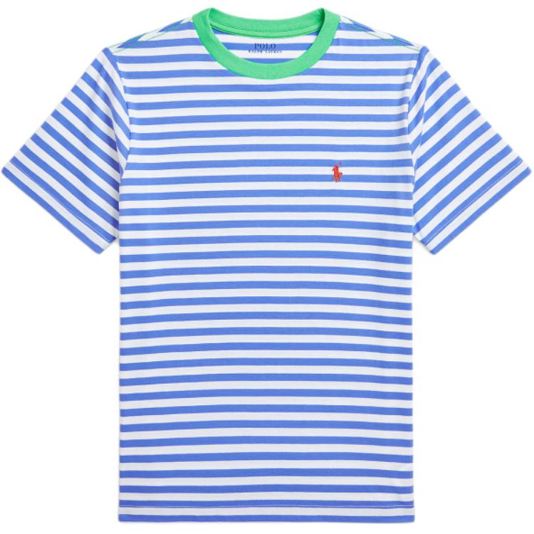Детская футболка Polo Ralph Lauren, светло-голубой