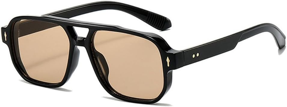 

Большие солнцезащитные очки для женщин в винтажном стиле, роскошные женские солнцезащитные очки конфетных цветов, очки с защитой от УФ-излучения UV400 generic, Black-lightbrown