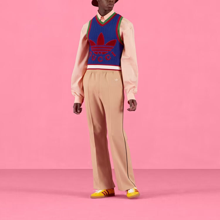 Рубашка Adidas Originals X ADIDAS Gucci, розовая — фото 2