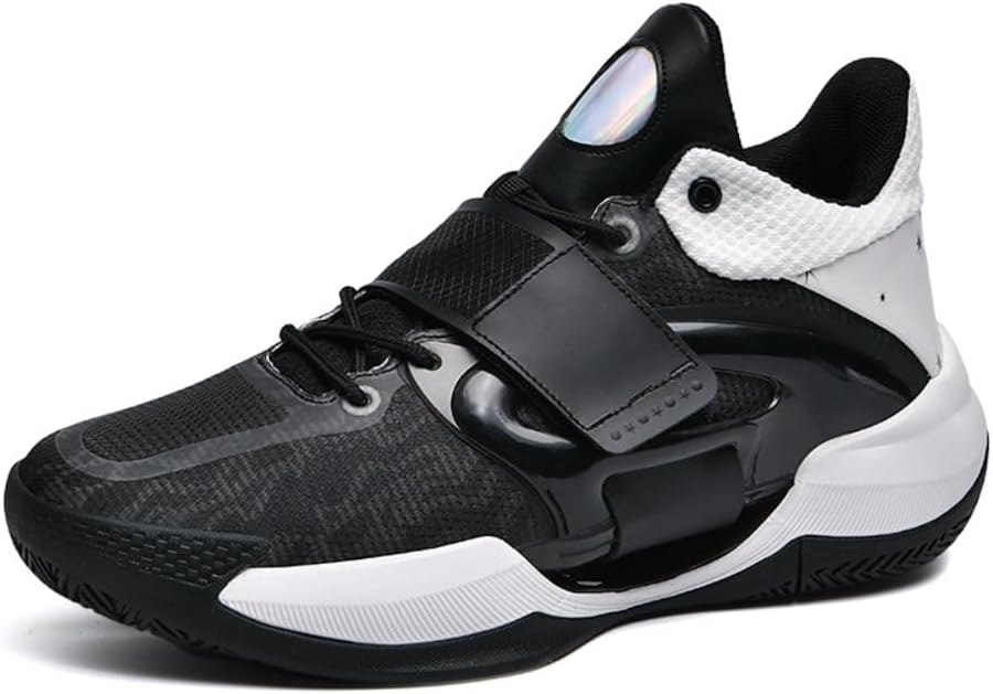 

Мужские баскетбольные кроссовки 2024 Спортивная обувь Для улицы Модные баскетбольные кроссовки Molig, черный