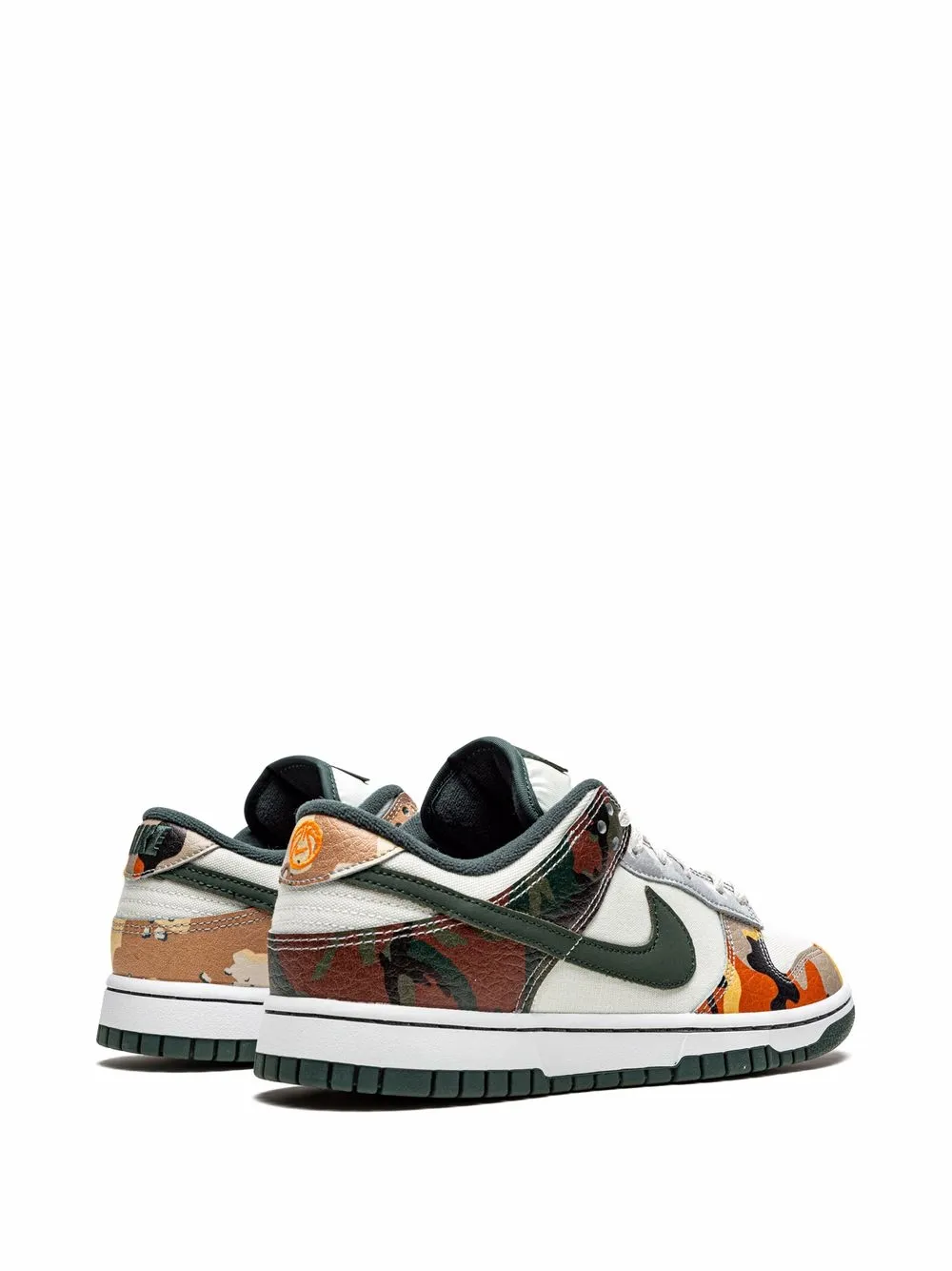 Кроссовки Dunk Low SE Multi-Camo Nike, зеленый — фото 3