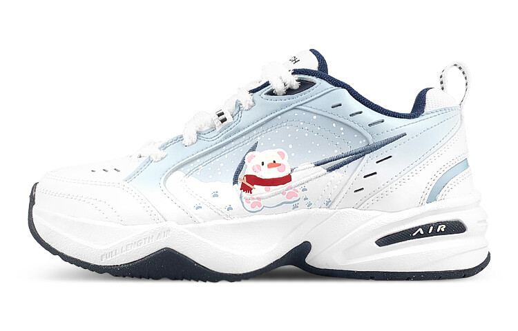 

Кроссовки Nike Air Monarch 4 Chunky Sneakers Unisex Low-top White/Black/Blue, белый