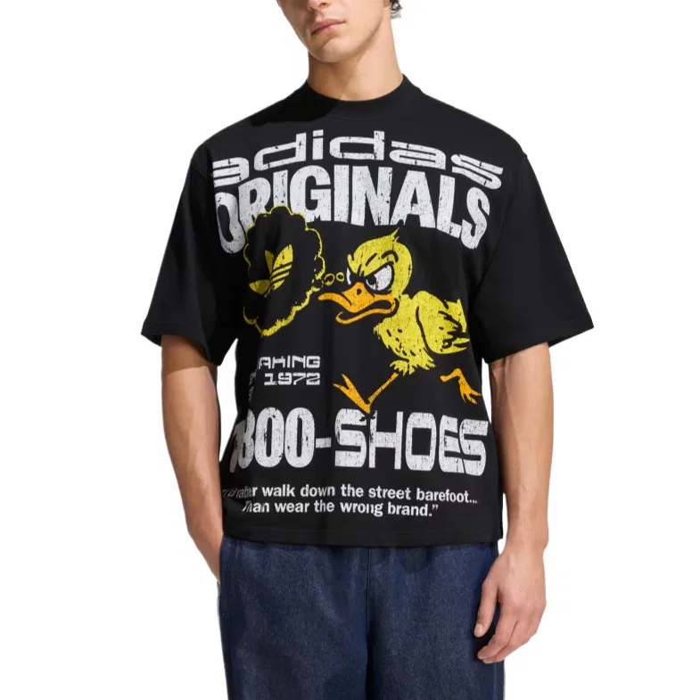 Футболка Originals duck graphic Adidas Originals, Practical Black — фото 3