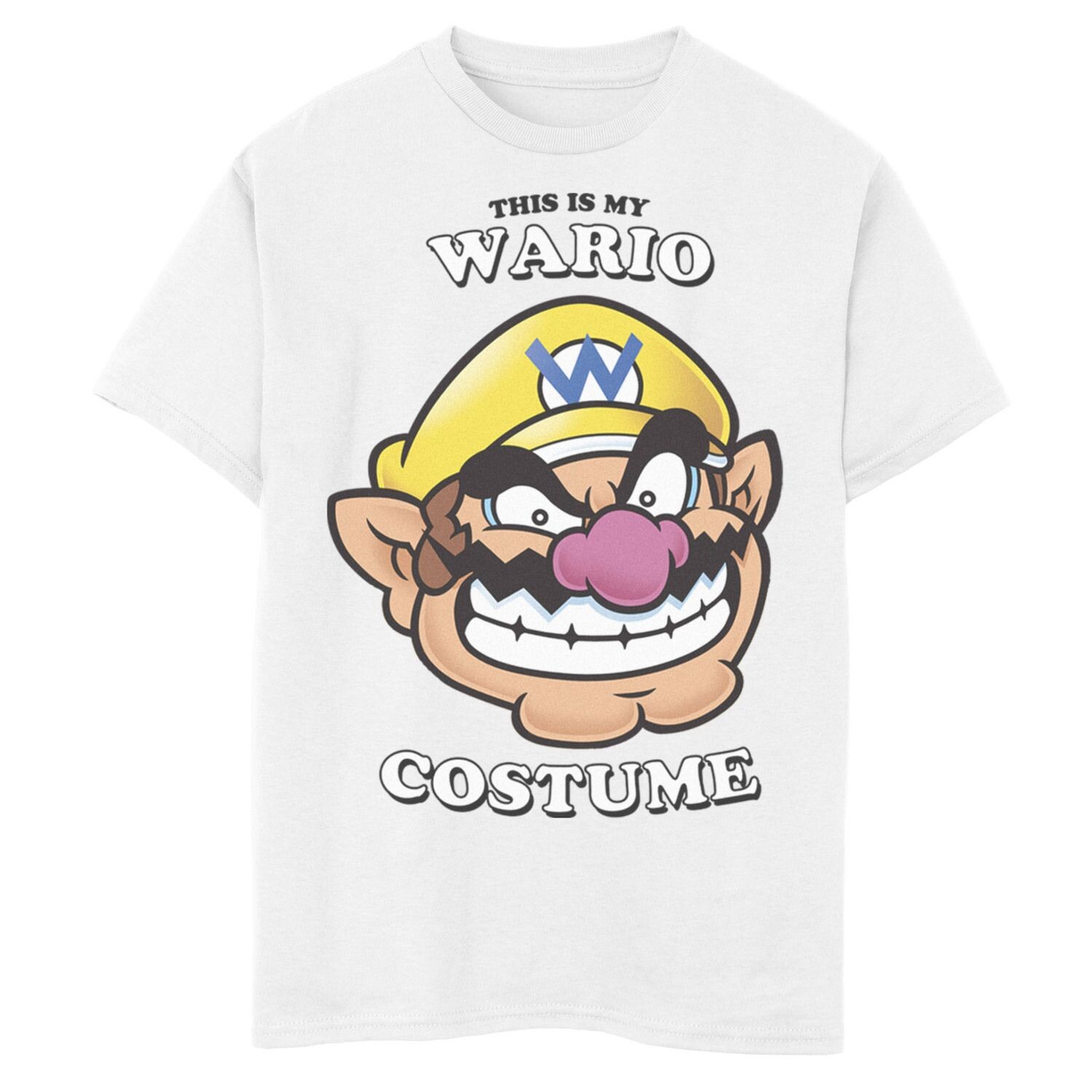 

Футболка с рисунком «This Is My Wario» для мальчиков 8–20 лет, Nintendo Super Mario Licensed Character