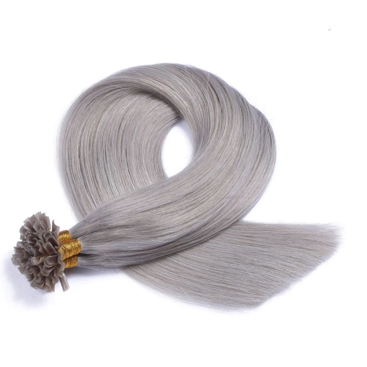 Наращивание волос кератиновыми прядями «Silver» 40 см, 50 прядей от novon Hair Extensions Novon