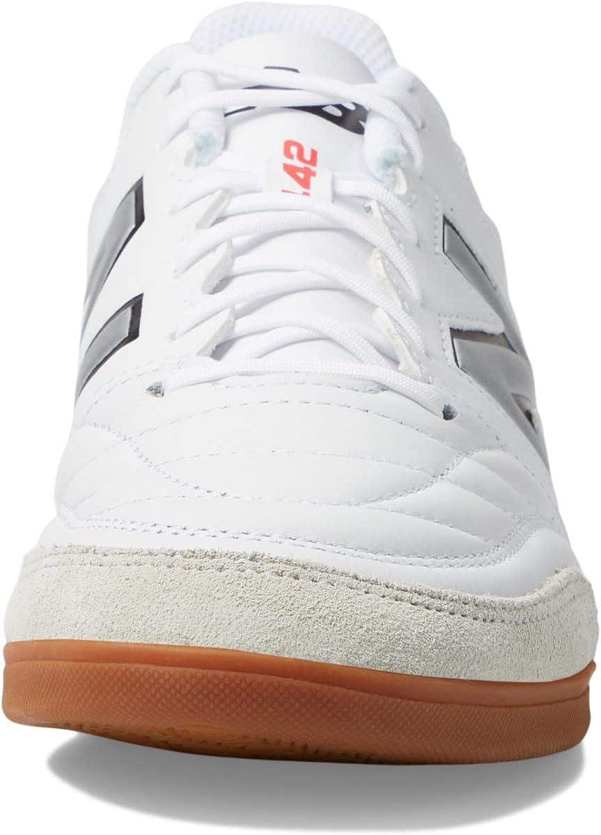 Футбольные бутсы New Balance Men's 442 V2 Team IN, белый/черный — фото 4