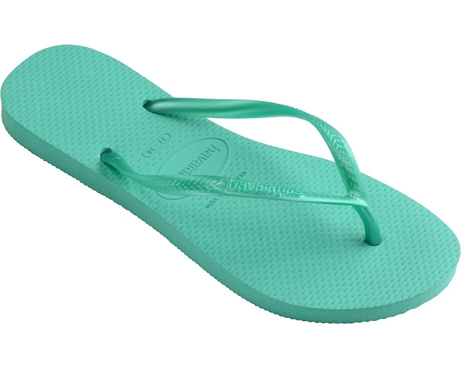 

Сандалии Havaianas Kids Slim, цвет Metallic Virtual Green