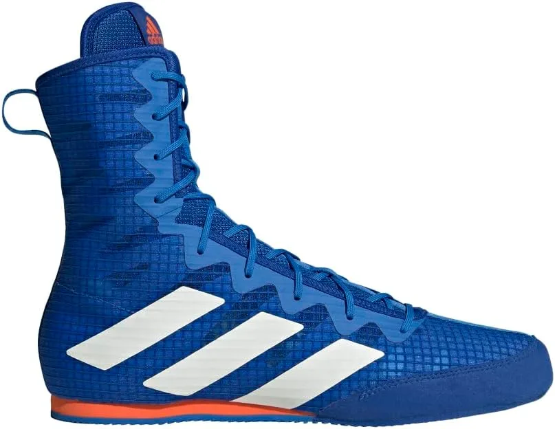 Кроссовки Adidas Box Hog 4 унисекс, белый/синий/оранжевый