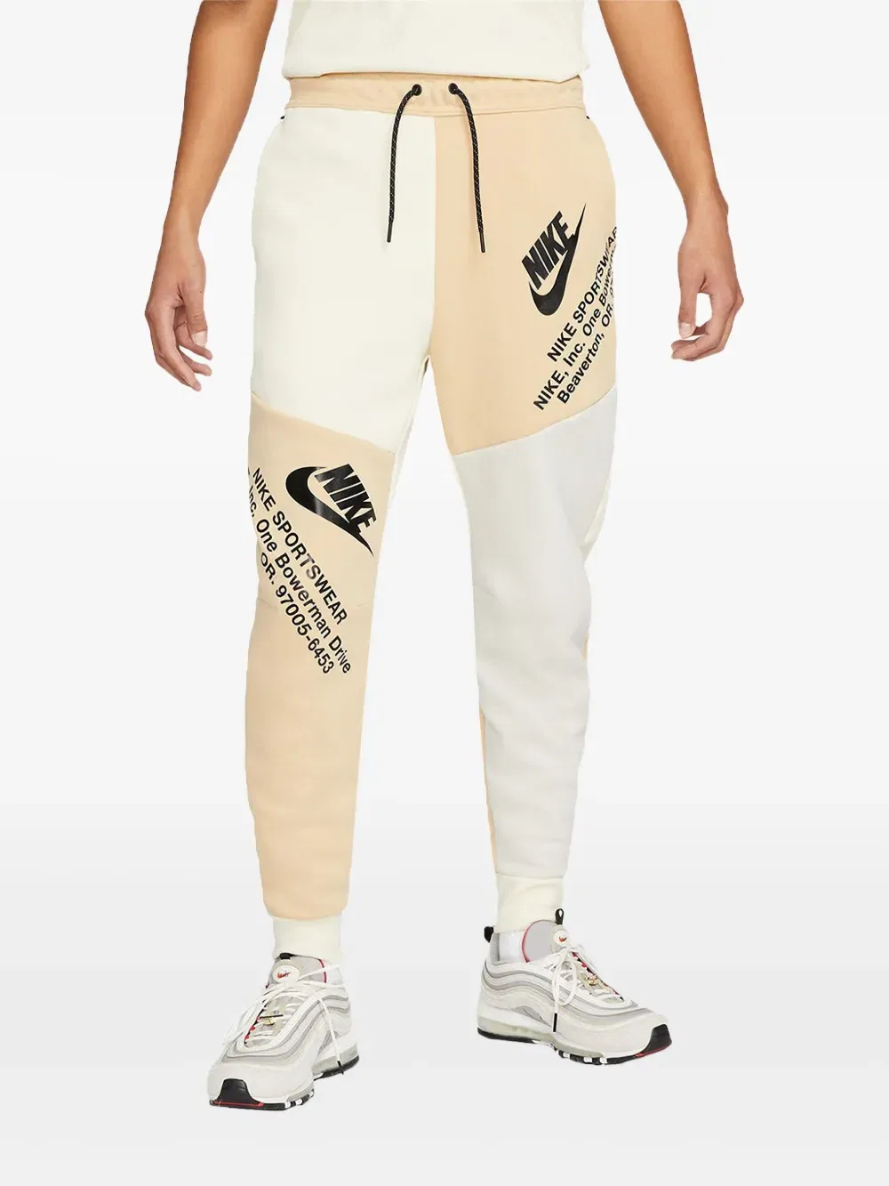 Спортивные флисовые брюки-трек Nike, нейтральный
