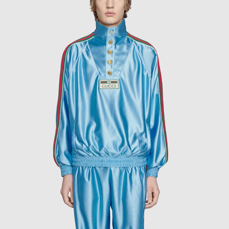 Толстовка Gucci синяя — фото 3