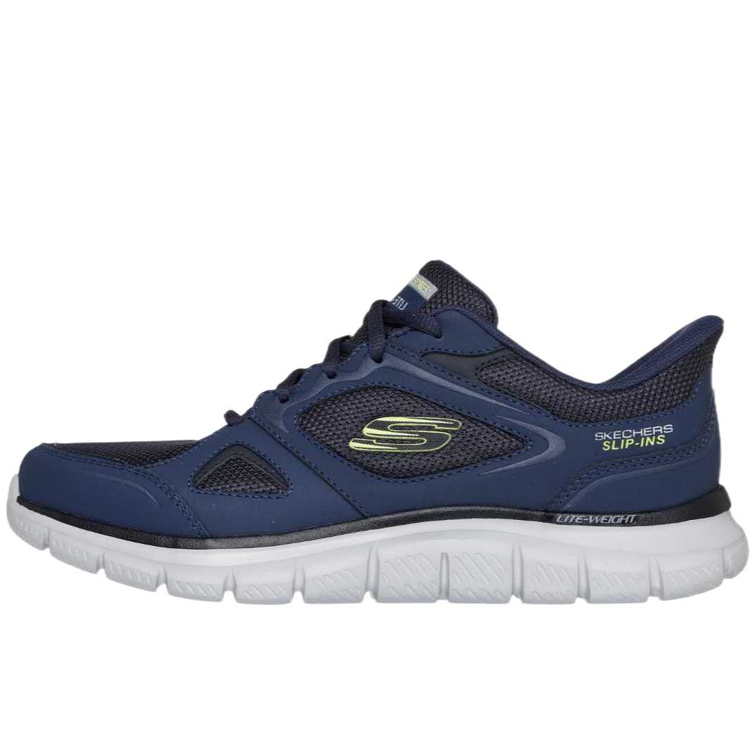 

Skechers Мужские низкие кроссовки-слипоны, синий