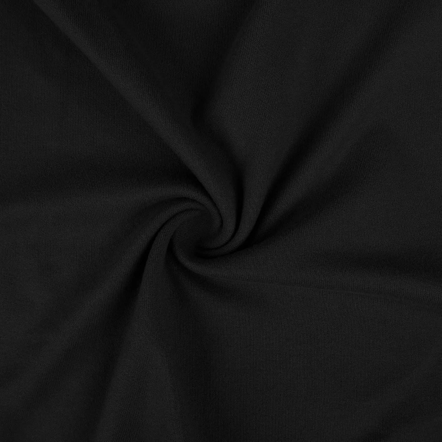 Женский топ-кроп с высоким воротом, реглан, для йоги и тренировок, Generic, Black — фото 4