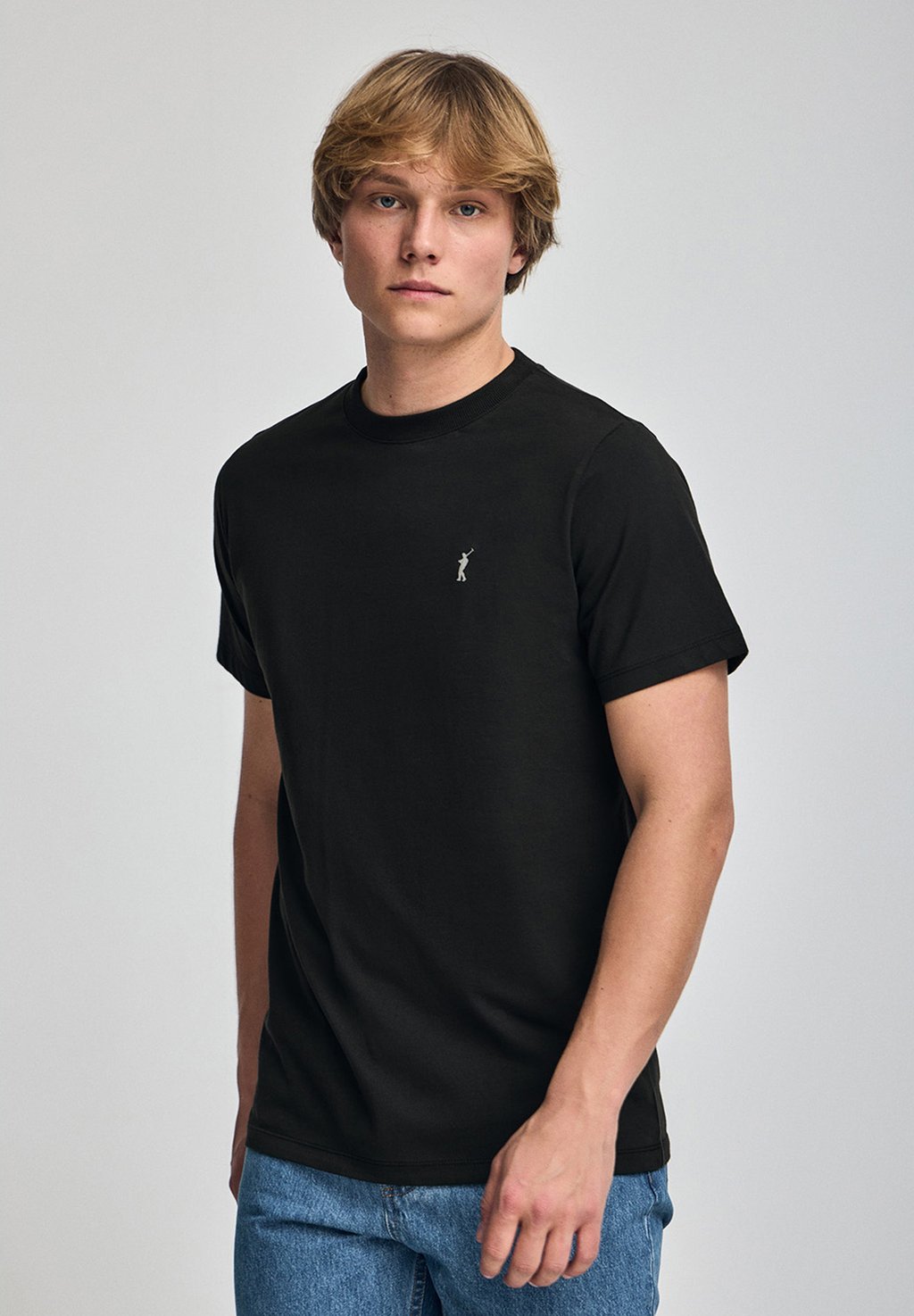 

Базовая футболка SHORT SLEEVE CREWNECK RIGBY GO Polo Club, черный