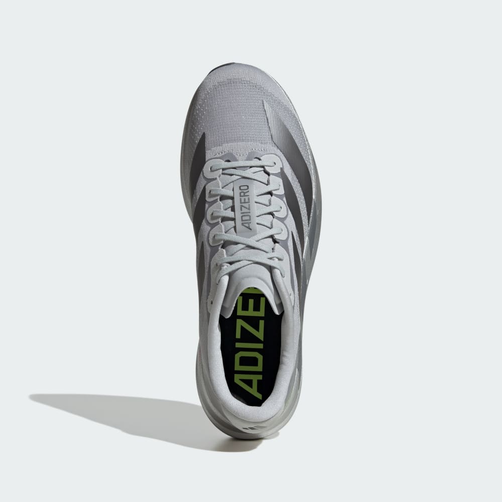 Кроссовки Adidas Adizero EVO SL Shoes, цвет Silver Metallic/Iron Metallic/Halo Silver — фото 2