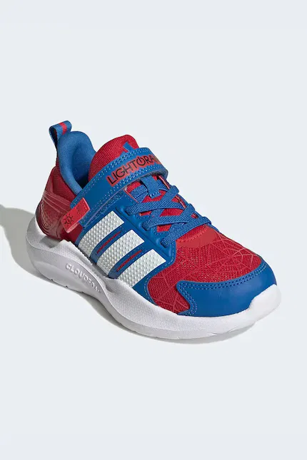 Кроссовки детские LIGHTORAMA RNR SPIDER-MAN Adidas, красный — фото 2