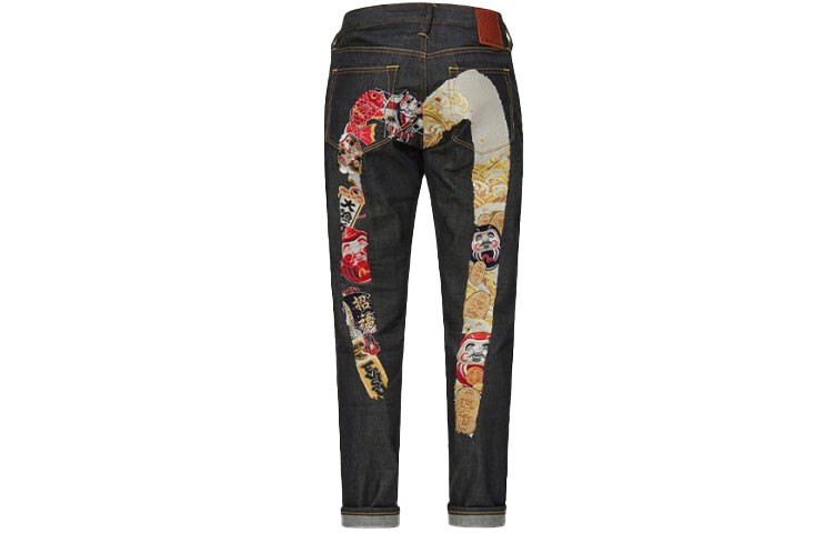 

Джинсы мужские деним синие Evisu, синий