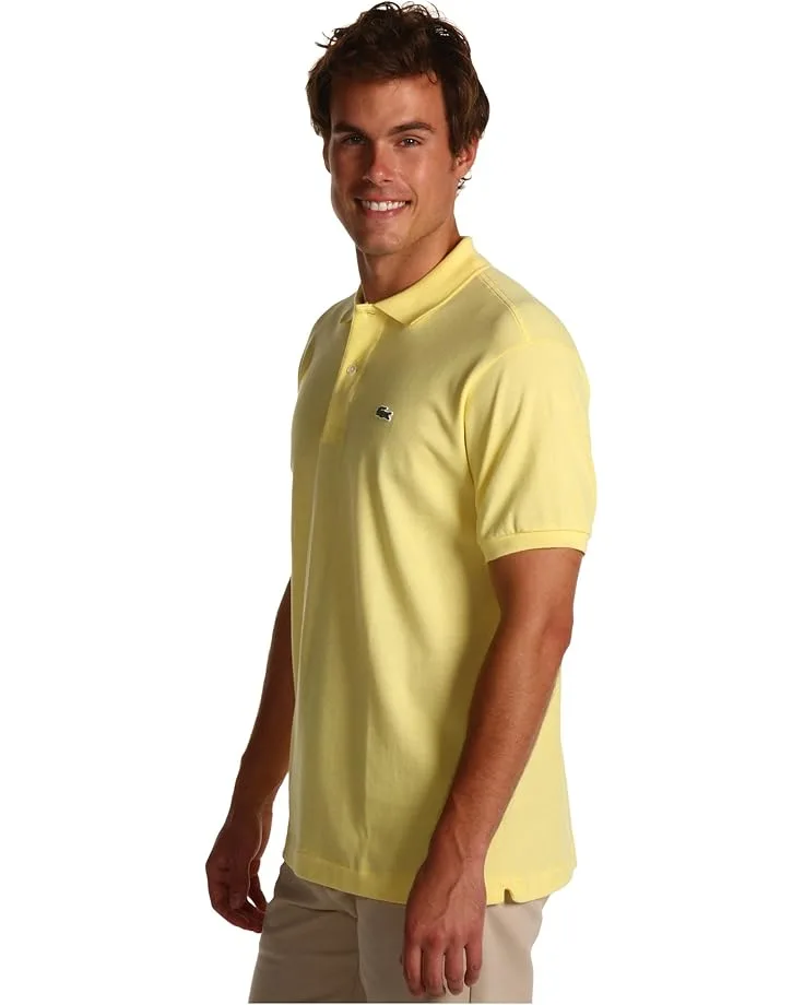 Поло Lacoste Short Sleeve Classic Pique Polo Shirt, желтый — фото 2