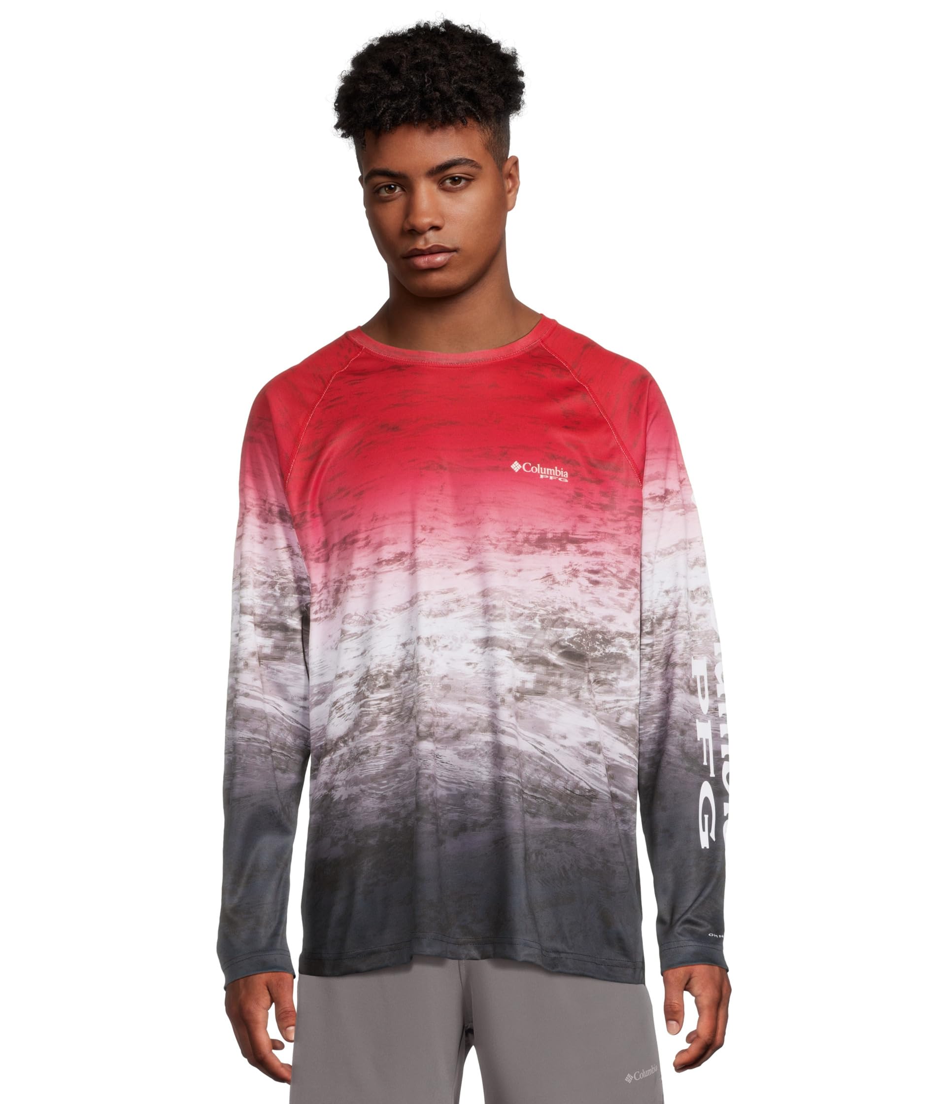 

Рубашка Columbia Super Terminal Tackle Long Sleeve Shirt, Red Spark Deepsea Fade