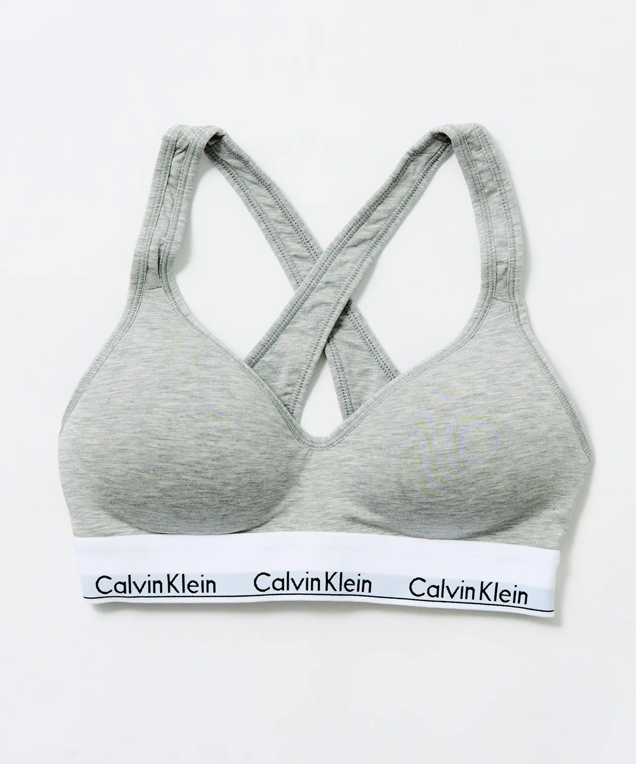 Бра Calvin Klein Modern Cotton хлопок с модалом и эластаном, чёрный — фото 2