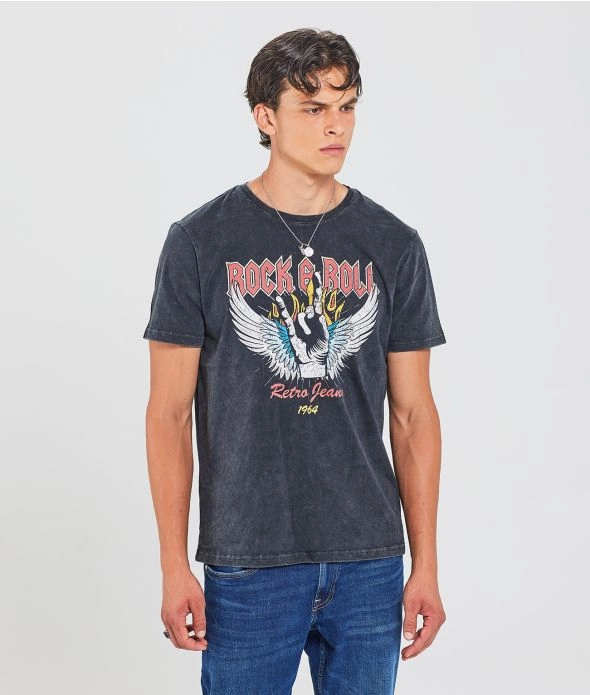 

Футболка Thunder Retro Jeans, черный