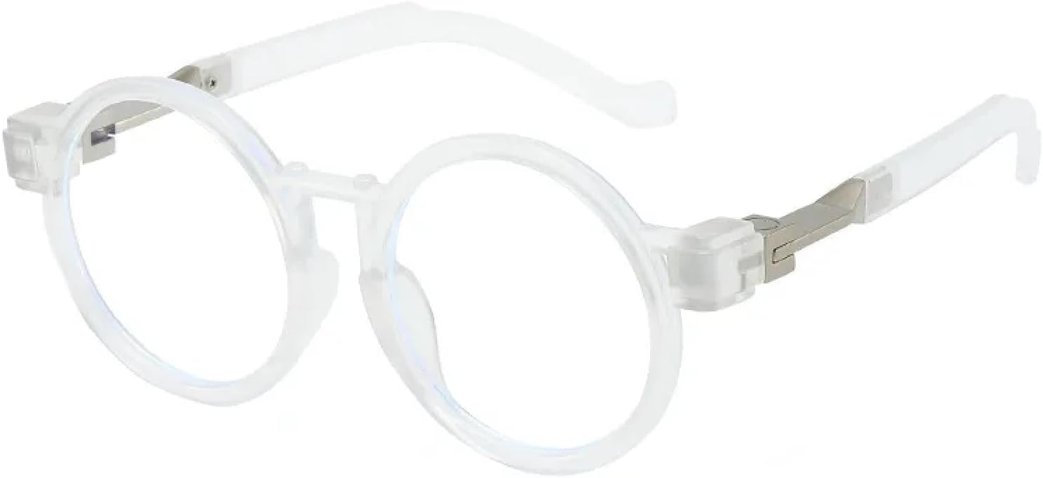 

Солнцезащитные очки с защитой от УФ-излучения UV400 для женщин и мужчин | Круглая оправа в стиле стимпанк, оранжево-синяя, с прозрачным градиентом | для занятий спортом на открытом воздухе DSVIGF, Matte Transparent