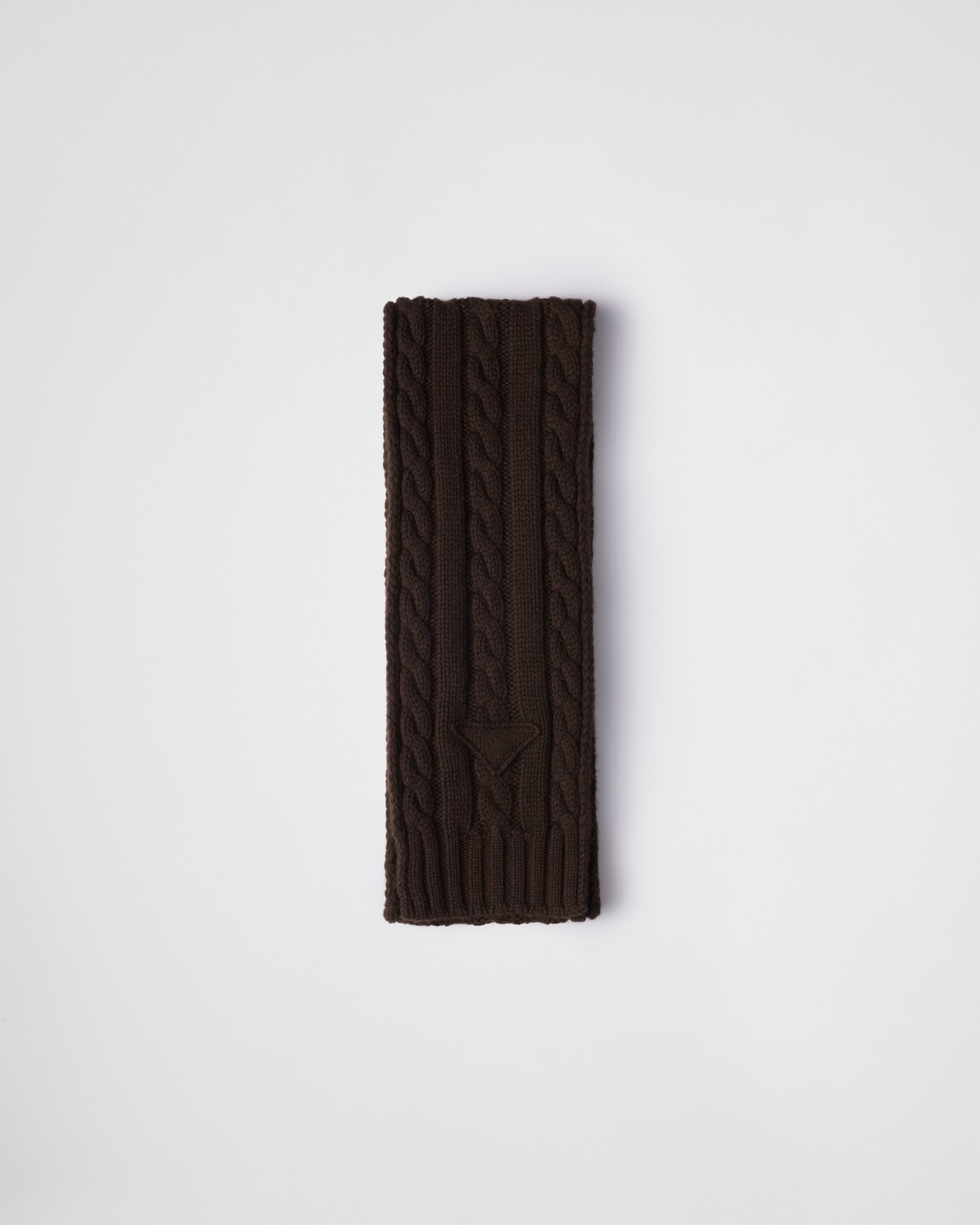 

Кашемировый шарф Prada, коричневый