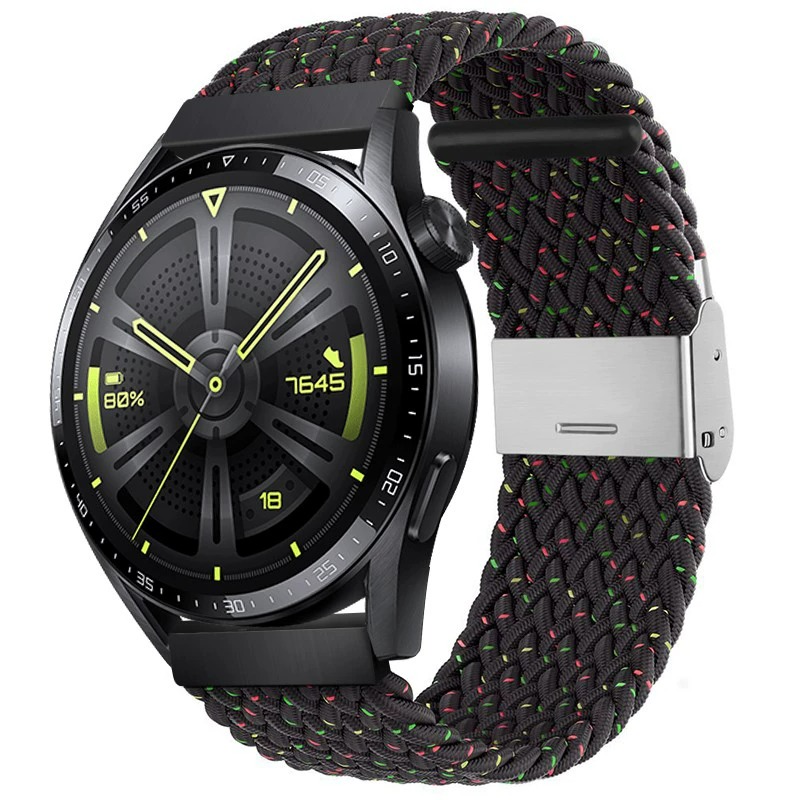 

Biaodaige Часы Strap Huawei Compatibility Nylon Material, Starlight Black