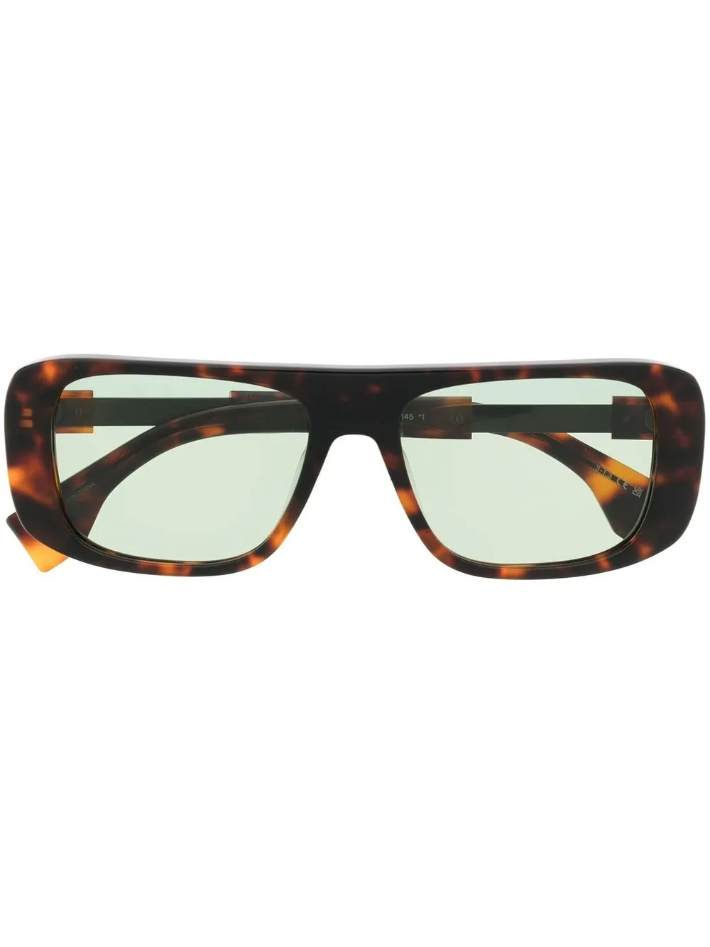 

Солнцезащитные очки Polygala черепаховой расцветки Marcelo Burlon County of Milan Eyewear, коричневый
