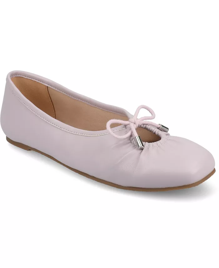 Женские балетки Callee с вырезом Journee Collection, фиолетовый