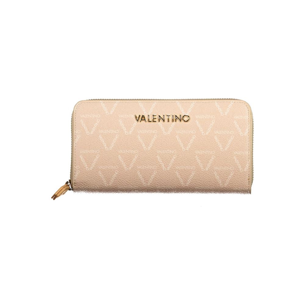 

Бежевый полиэтиленовый кошелек Valentino Bags