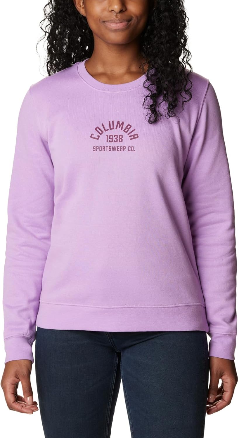

Columbia женская толстовка Columbia Trek Graphic Crew, Purple