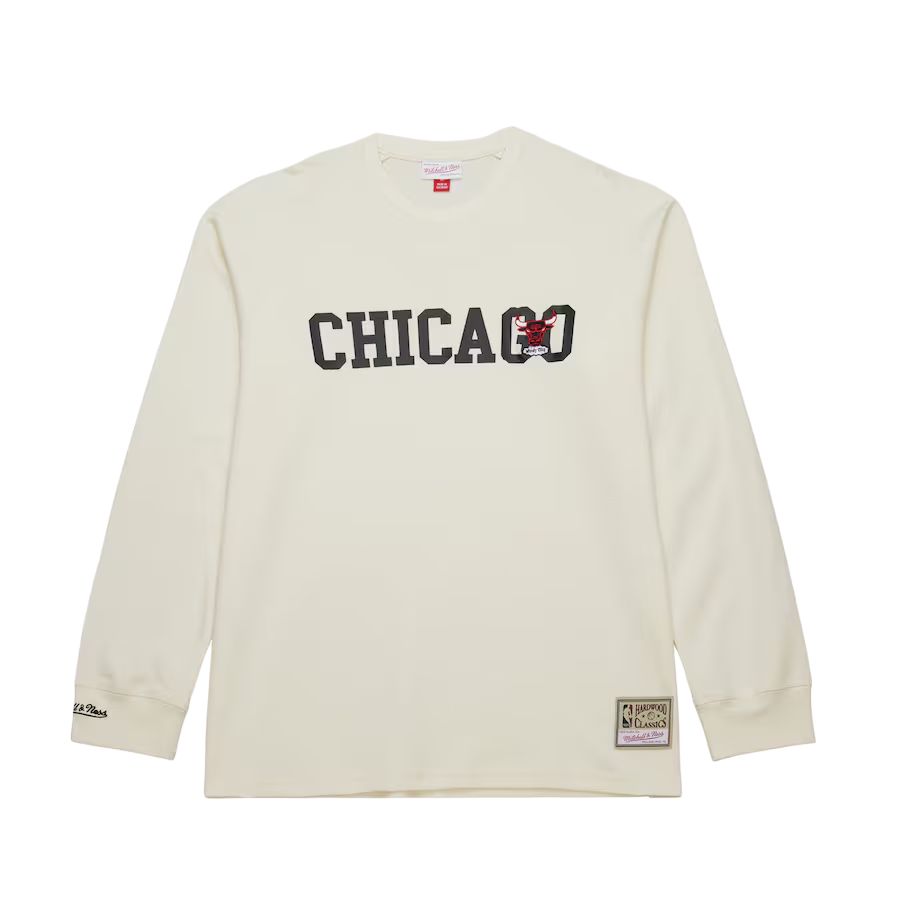 

Mitchell Ness Футболка Mitchell & Ness x NBA Chicago Bulls мужская cream