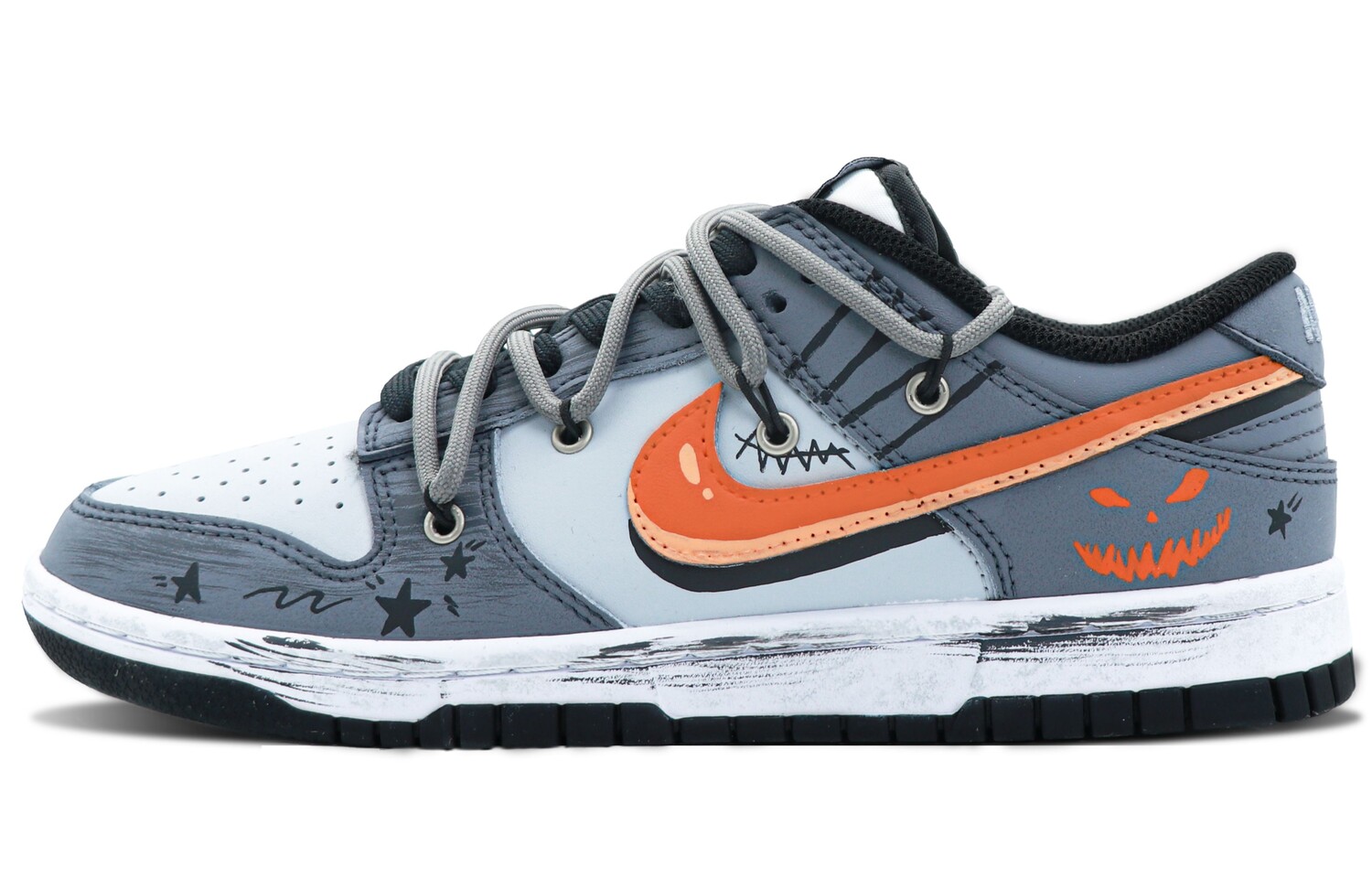 

Кроссовки Nike Dunk Skateboarding Shoes Women's Low-top Grey/black, серый