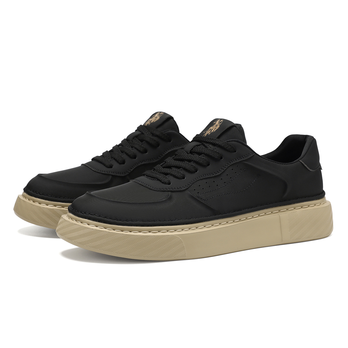 U.S. POLO ASSN. Мужские скейтерские кеды цвета хаки, цвет Khaki — фото 4