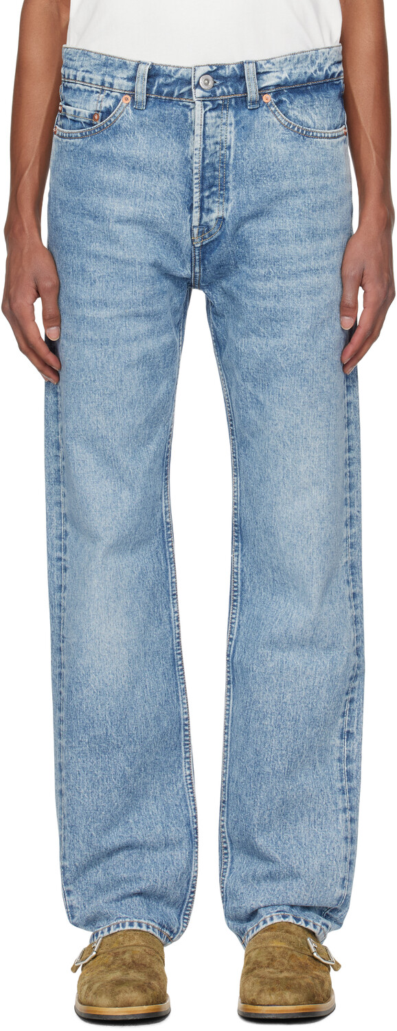 

Синие джинсы First Cut OUR LEGACY, Left hand twill chopper wash