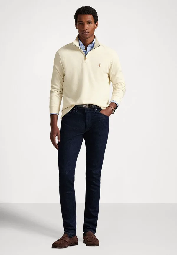 Свитер estaterib с застежкой-молнией до четверти длины Polo Ralph Lauren, Parchment Cream — фото 2