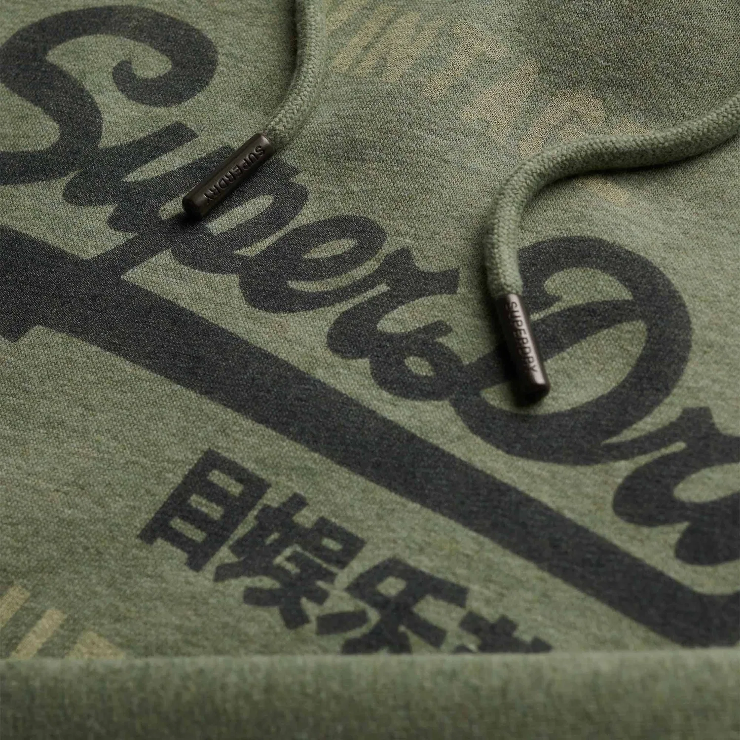 Худи большое, Superdry, зеленый — фото 3