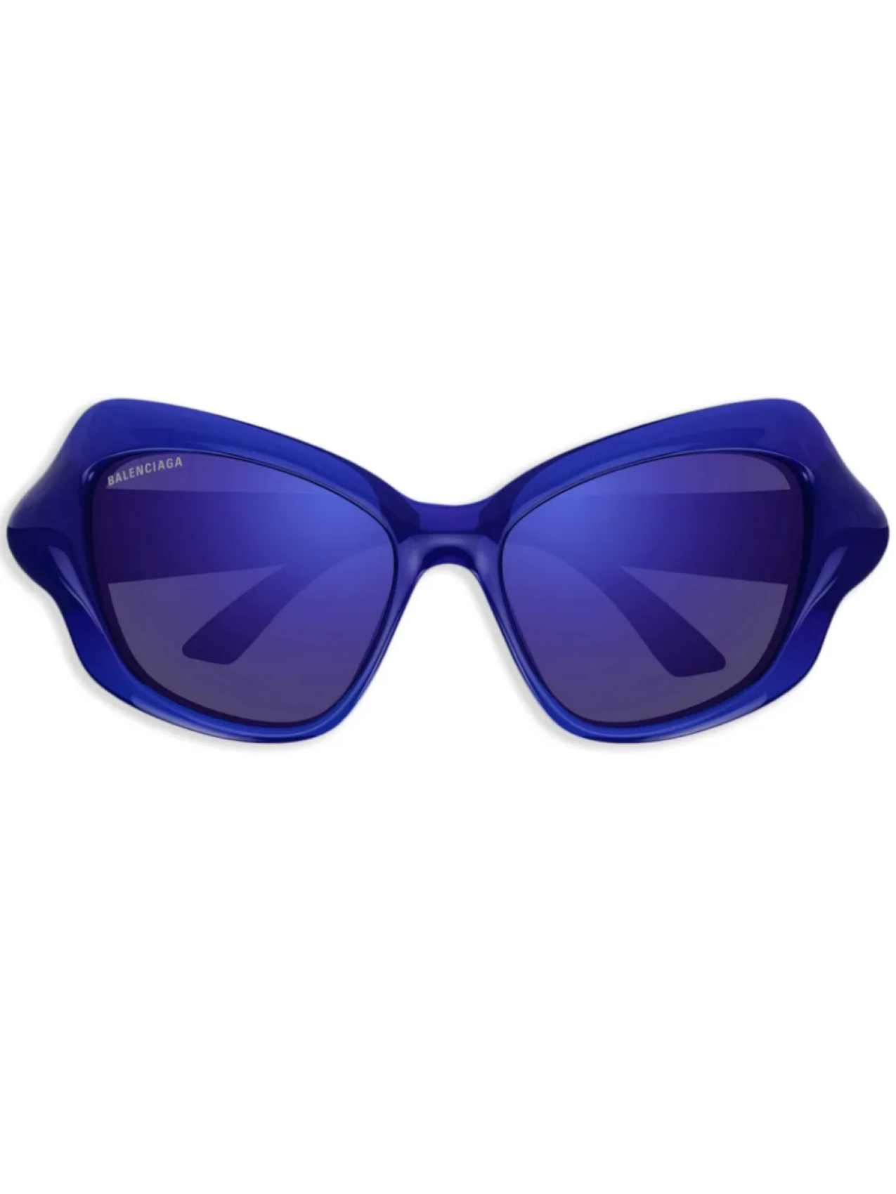 

Balenciaga Eyewear солнцезащитные очки в D-образной оправе, синий
