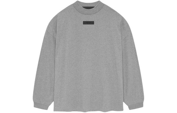 Футболка ss24 long-sleeve tee 'dark heather oatmeal' Fear Of God Essentials, мультиколор — фото 2