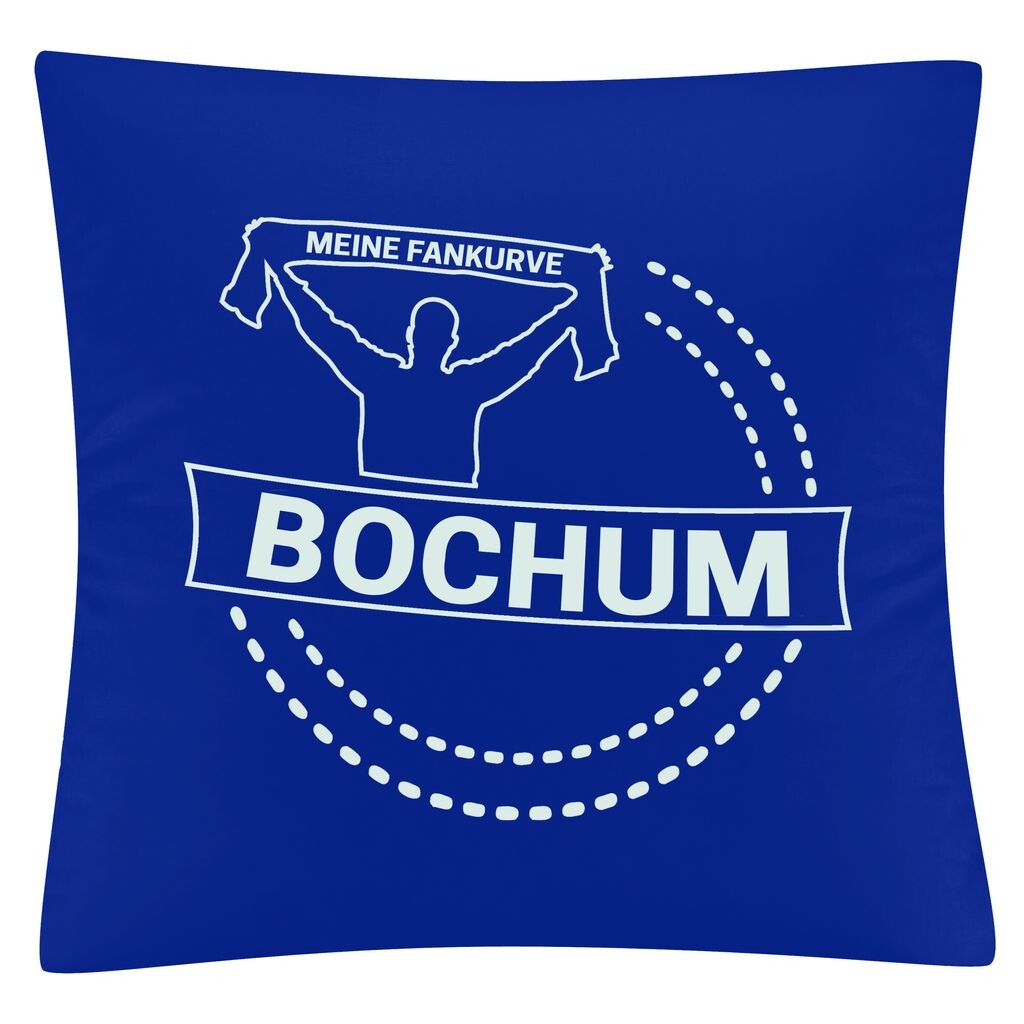 

Чехол на подушку multifanshop - Bochum - My fan Curve, синий, размер один размер