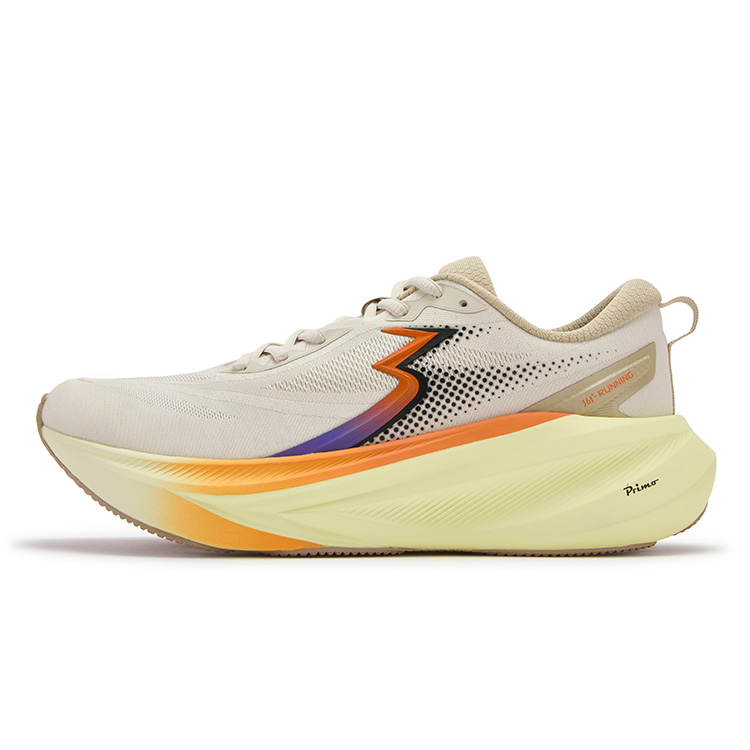 

361° Earthy 2PLUS Cushioning Slip Resistant Abrasion Resistant низкие повседневные кроссовки для бега мужские white flower yellow