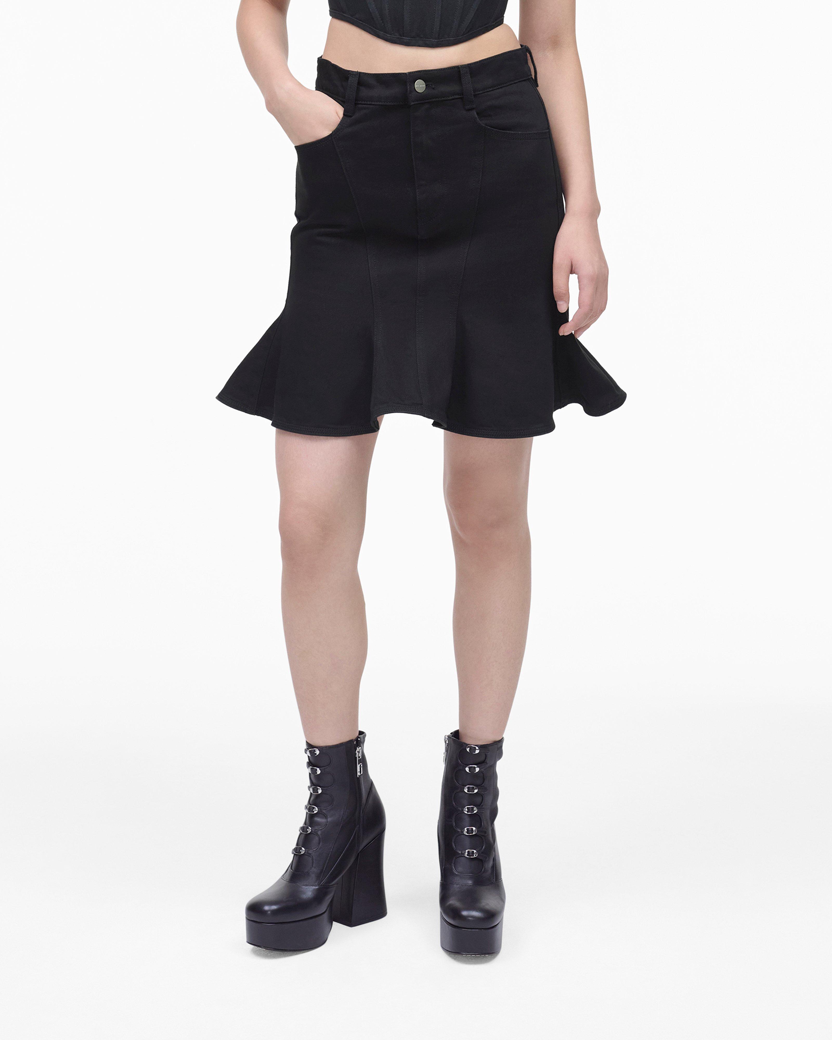 

Мини-юбка с гофрированной отделкой Marc Jacobs, черный