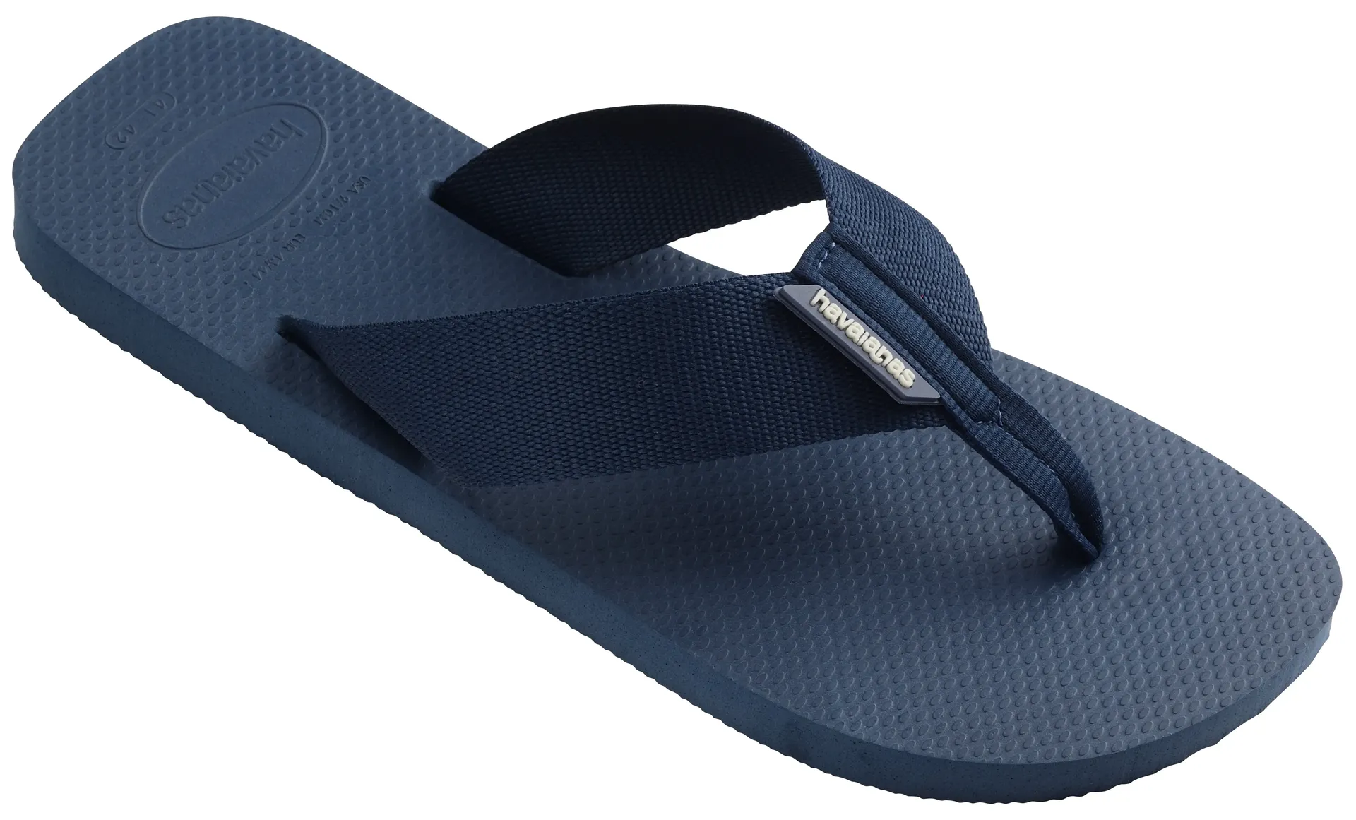

Шлепанцы Havaianas "URBAN BASIC MATERIAL", летняя обувь, тапочки, горки для бассейна, обувь для купания, в простом дизайне, синий