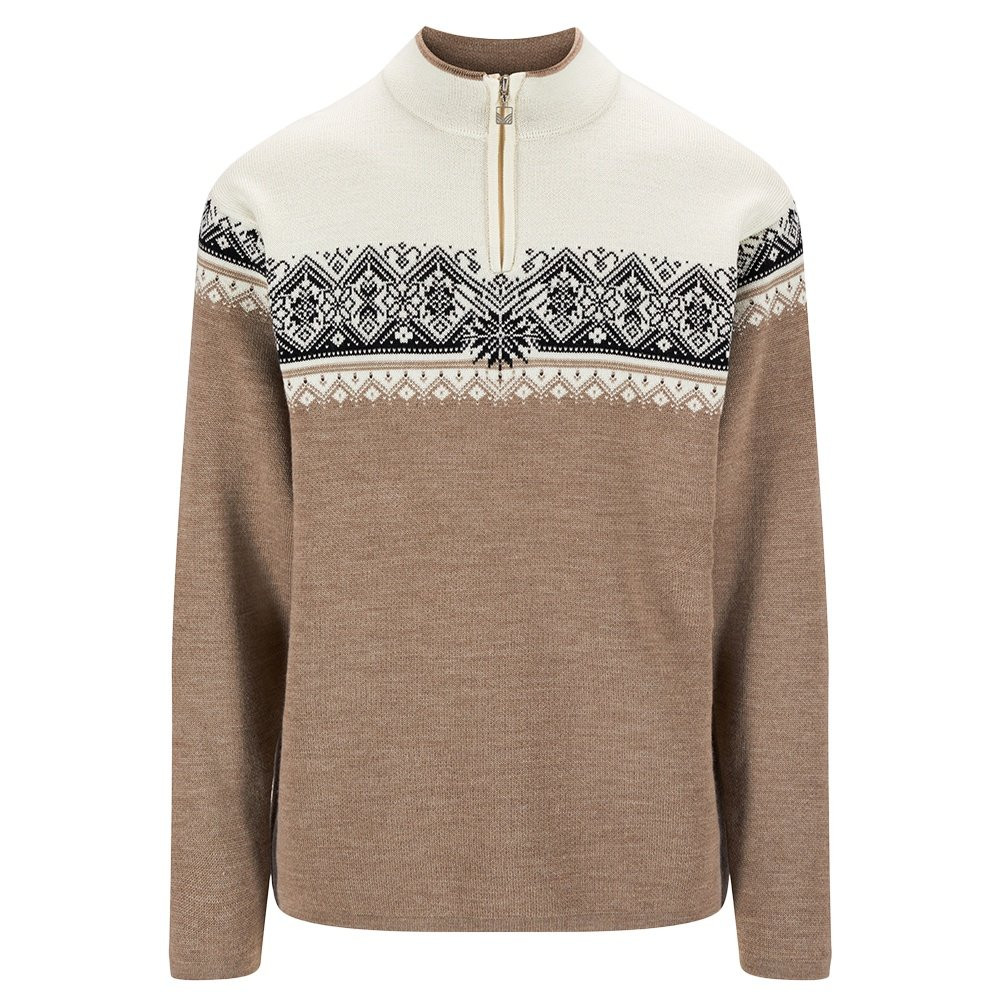 

Свитер Dale of Norway Moritz с застежкой-молнией на четверть длины (мужской), Mountainstone/Off White/Black