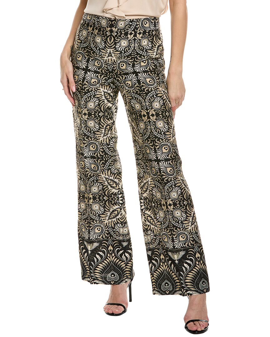 

Брюки Kobi Halperin Andres Print из льняной смеси, черный