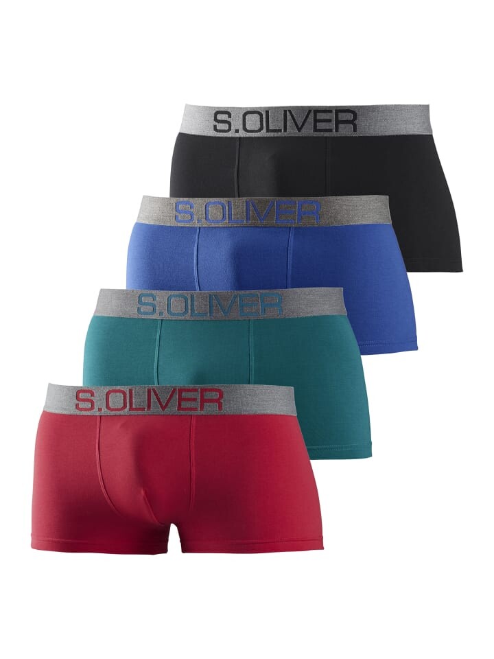 

Боксерские трусы s.Oliver, цвет rot, petrol, blau, schwarz