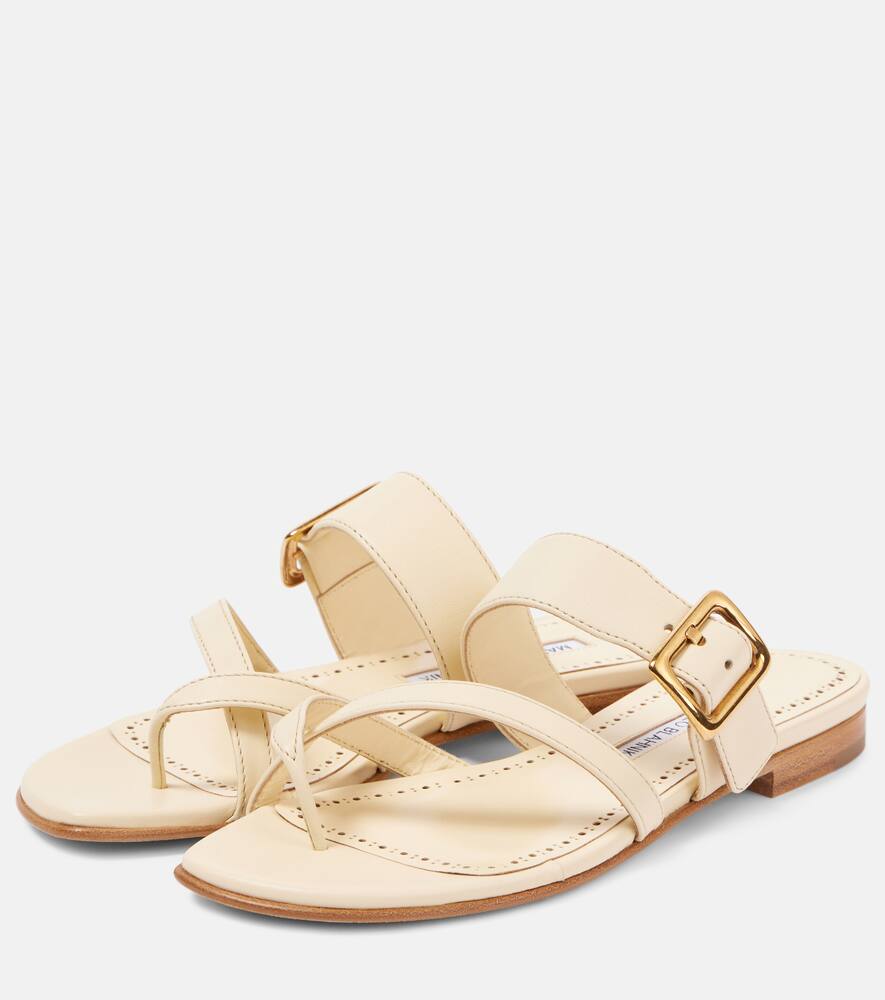 Песочники Thalusa 10 из кожи Manolo Blahnik, 1304 Lcrm — фото 4